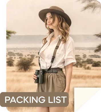 Lista de equipaje para safari en PDF