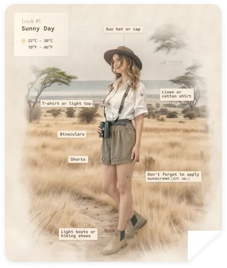 Lista de equipaje para safari en PDF