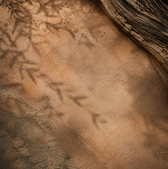Sombras de ramas de acacia sobre una pared con textura Sombras de ramas de acacia sobre una pared con textura